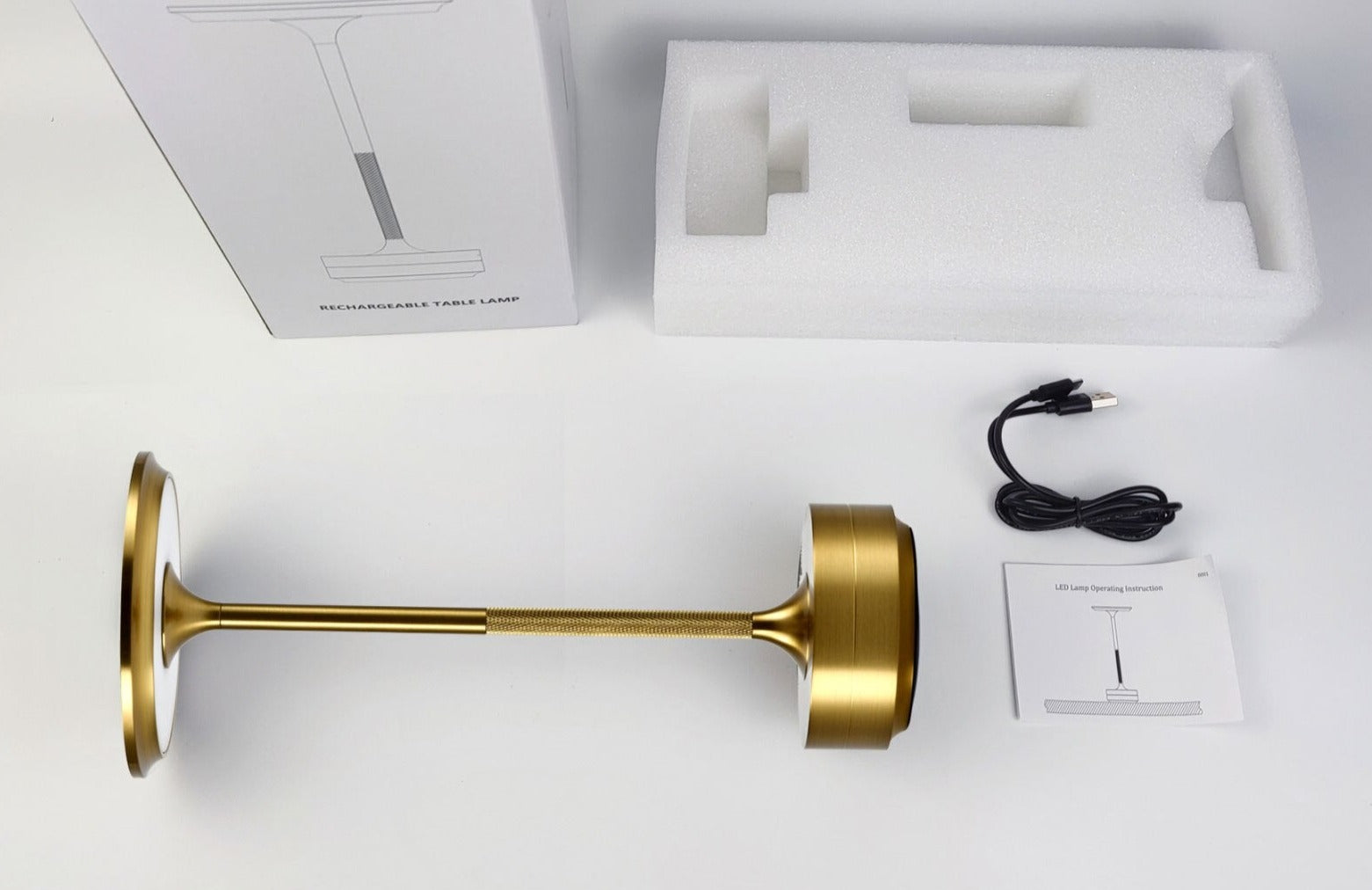 Aluminium Touch Switch Lamp
