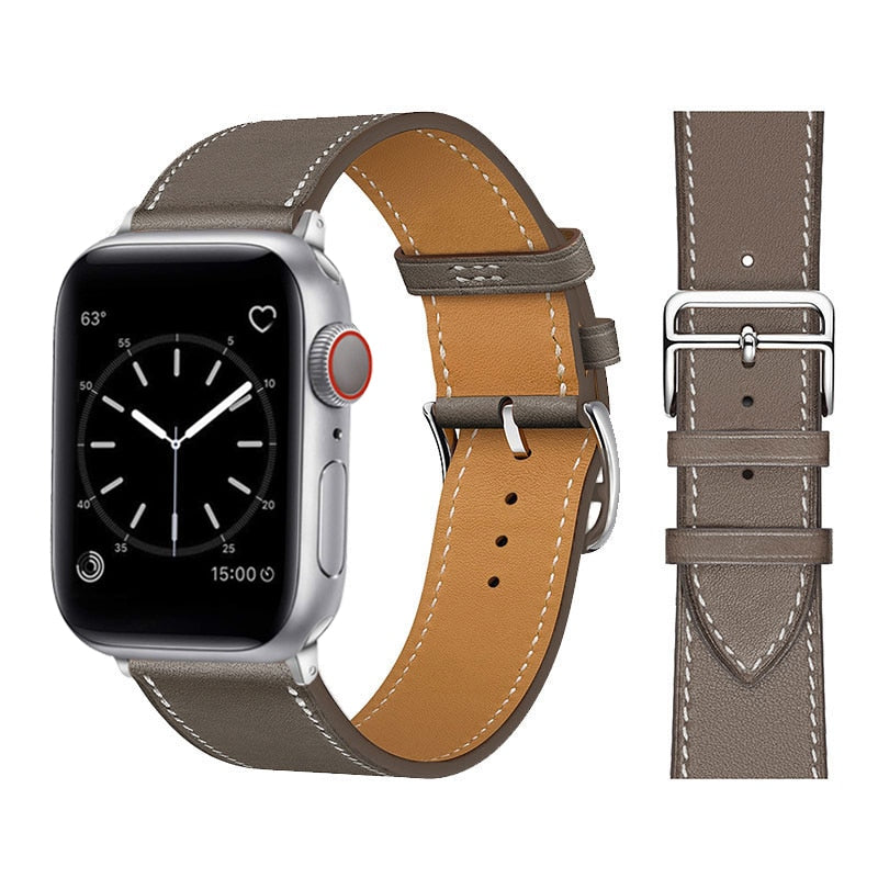 Apple Watch strap made of synthetic leather