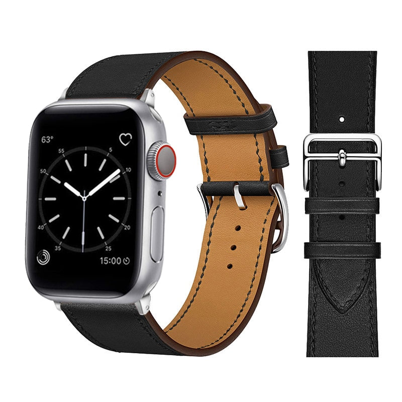 Apple Watch strap made of synthetic leather