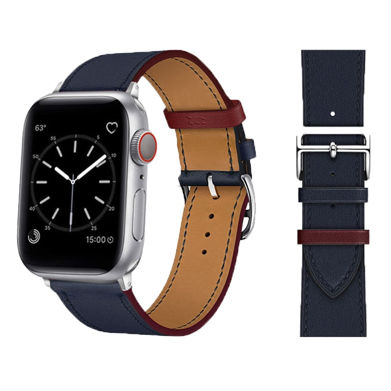 Apple Watch strap made of synthetic leather
