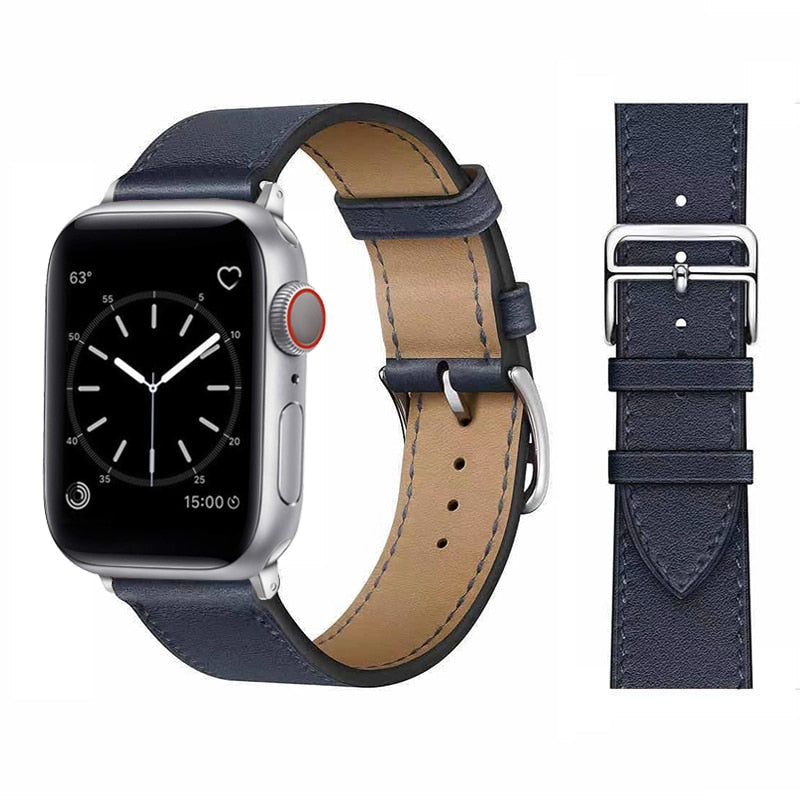 Apple Watch strap made of synthetic leather