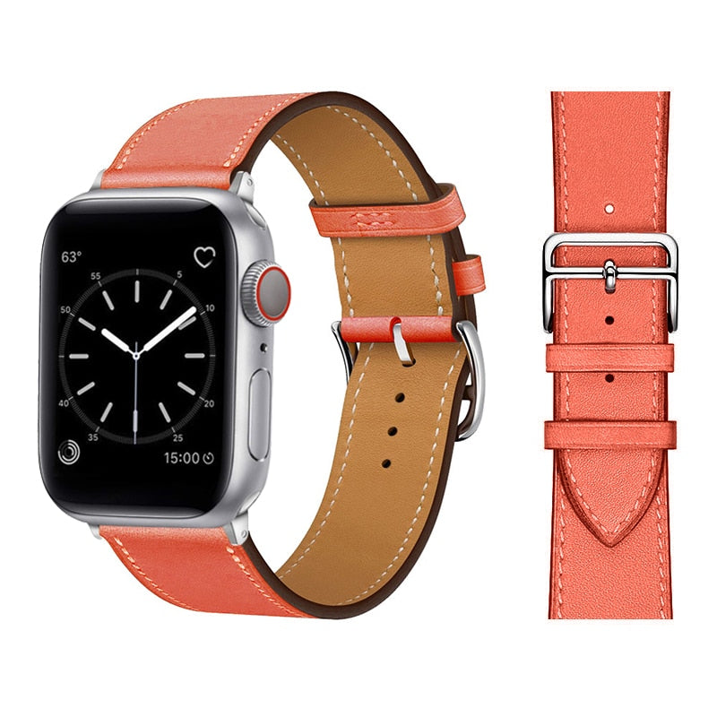 Apple Watch strap made of synthetic leather