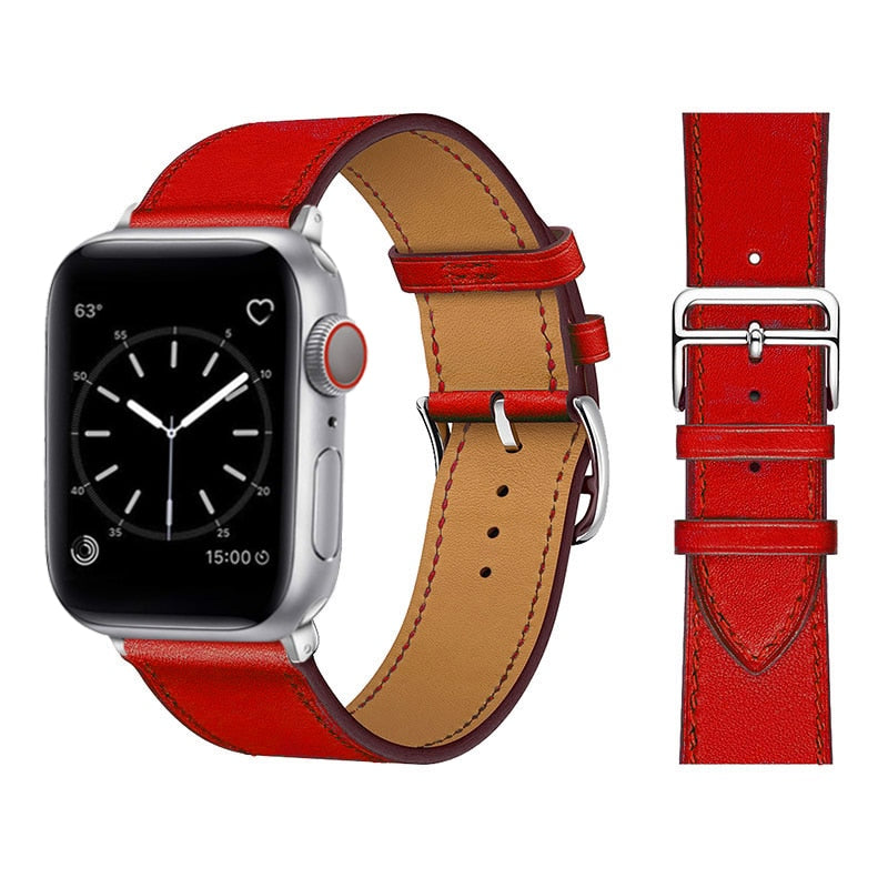 Apple Watch strap made of synthetic leather