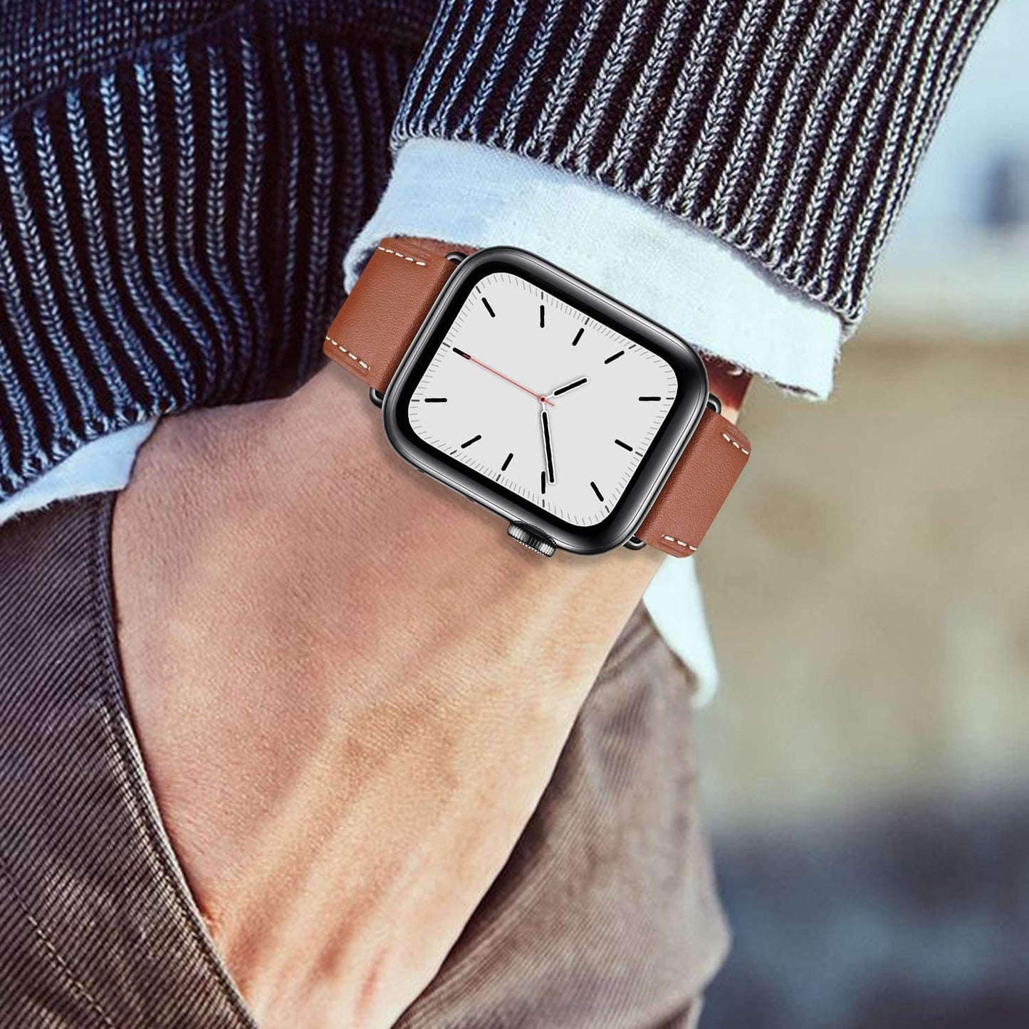 Apple Watch strap made of synthetic leather