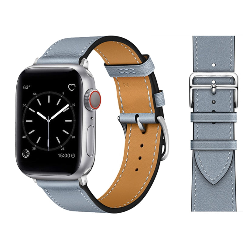 Apple Watch strap made of synthetic leather