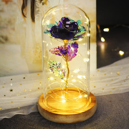Artificial Everlasting Rose Led Light