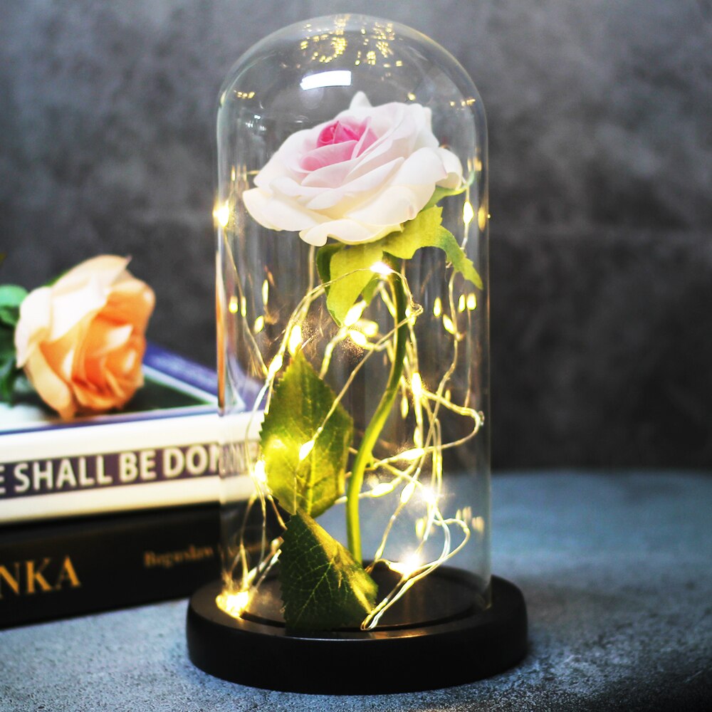 Artificial Everlasting Rose Led Light