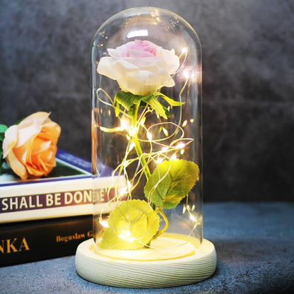 Artificial Everlasting Rose Led Light