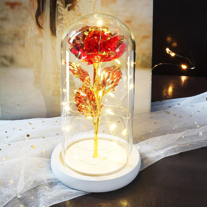 Artificial Everlasting Rose Led Light