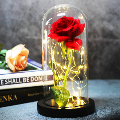 Artificial Everlasting Rose Led Light
