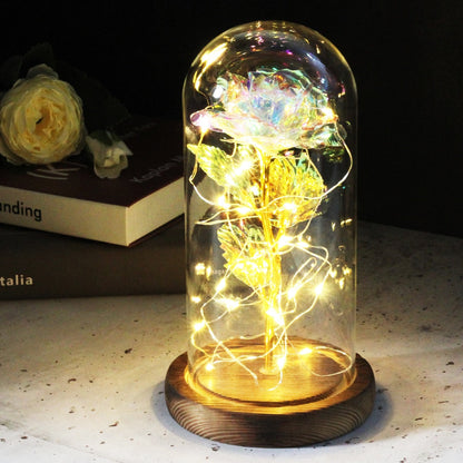 Artificial Everlasting Rose Led Light