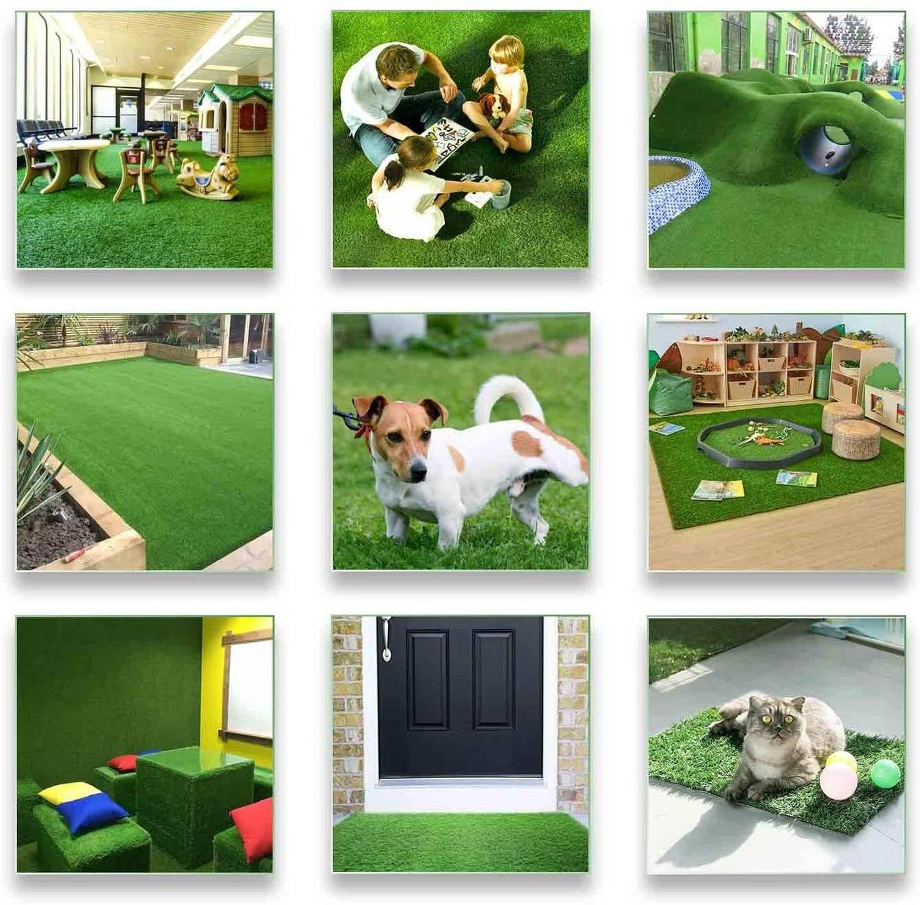 Artificial Grass Mat (4pcs)