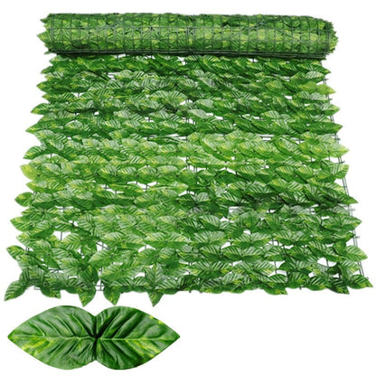 Artificial Plant Leaves Fence