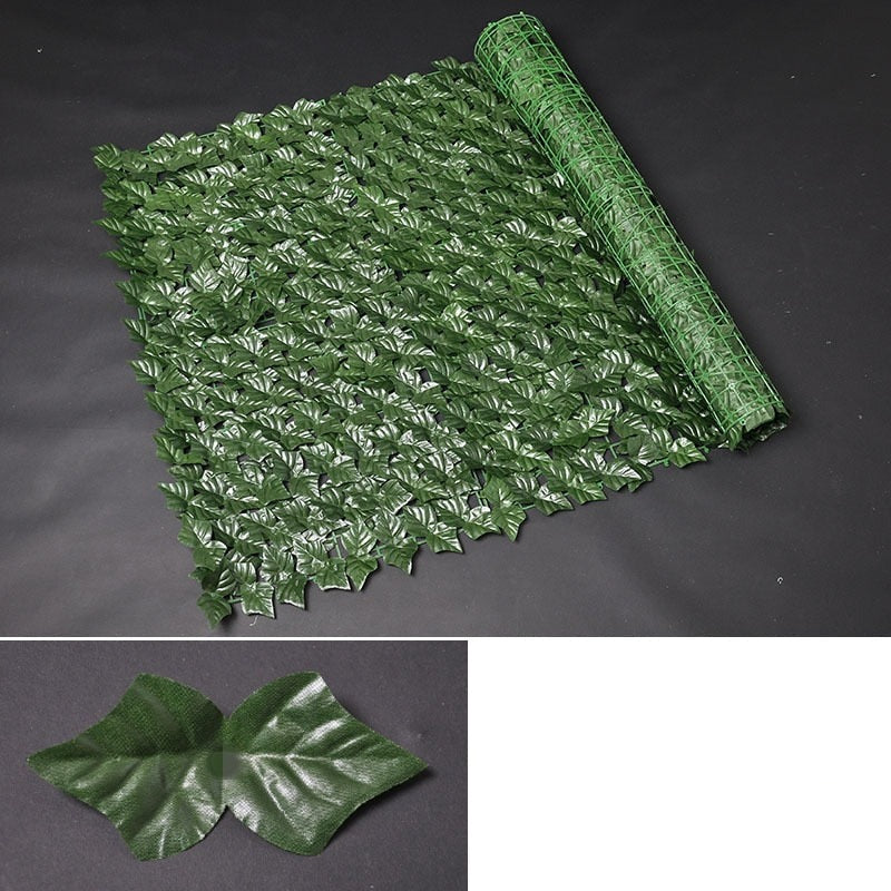 Artificial Plant Leaves Fence