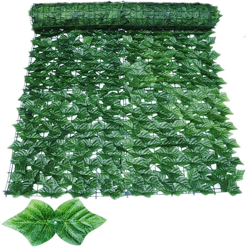 Artificial Plant Leaves Fence