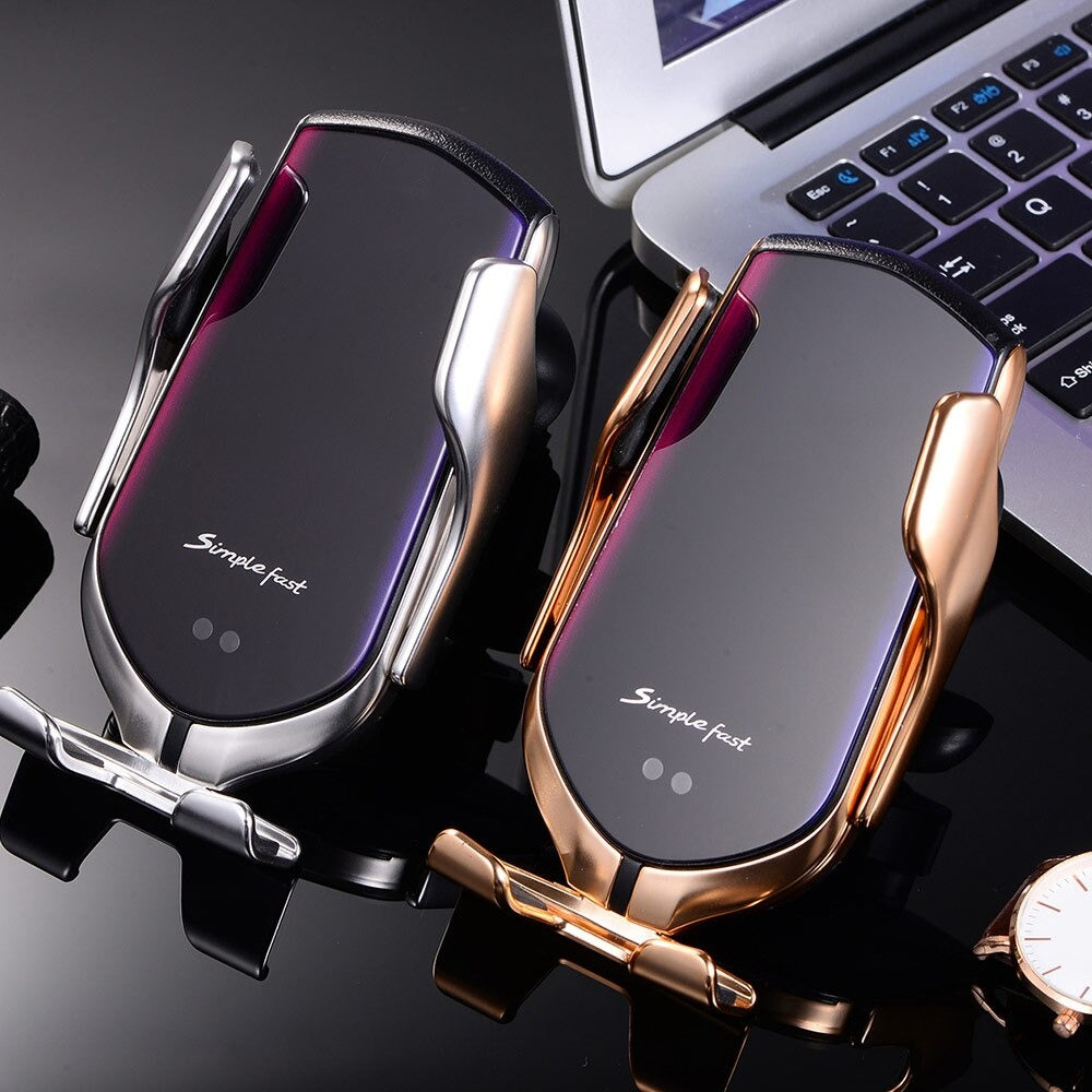 Automatic Clamping Phone Holder | Wireless Charger