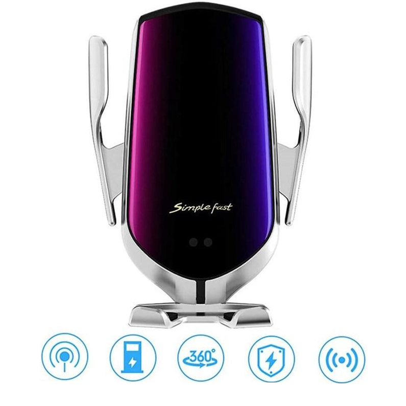 Automatic Clamping Phone Holder | Wireless Charger