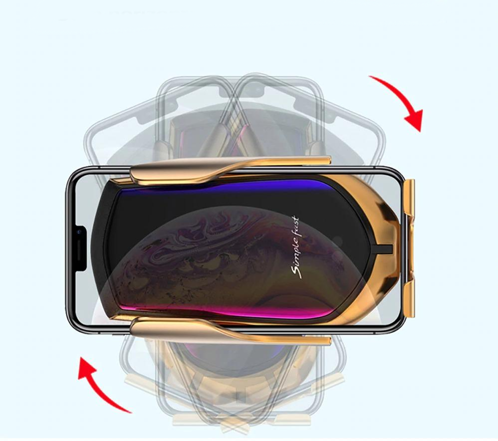 Automatic Clamping Phone Holder | Wireless Charger