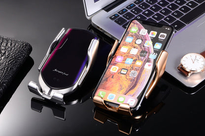 Automatic Clamping Phone Holder | Wireless Charger