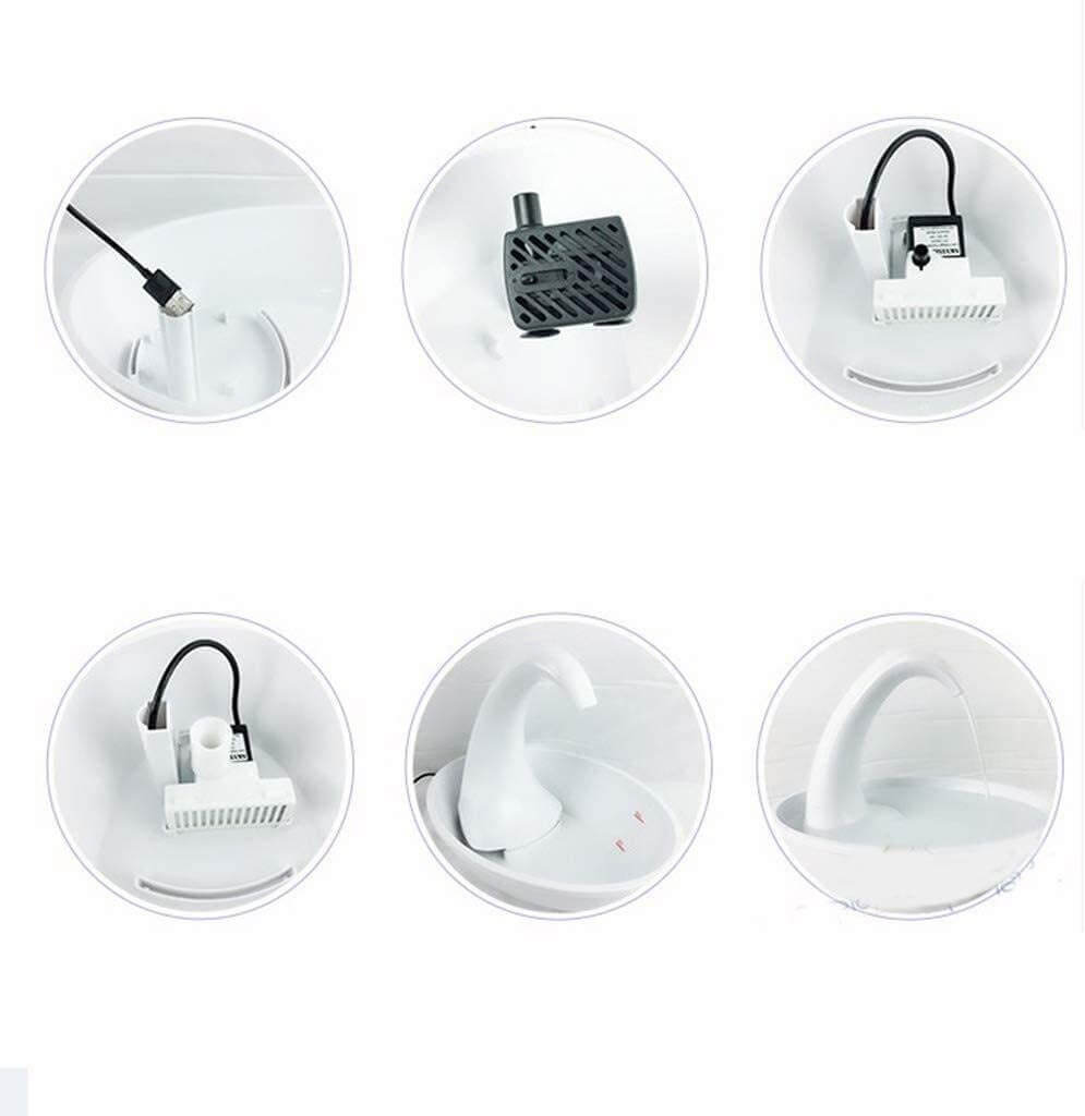 Automatic drinking fountain for cats