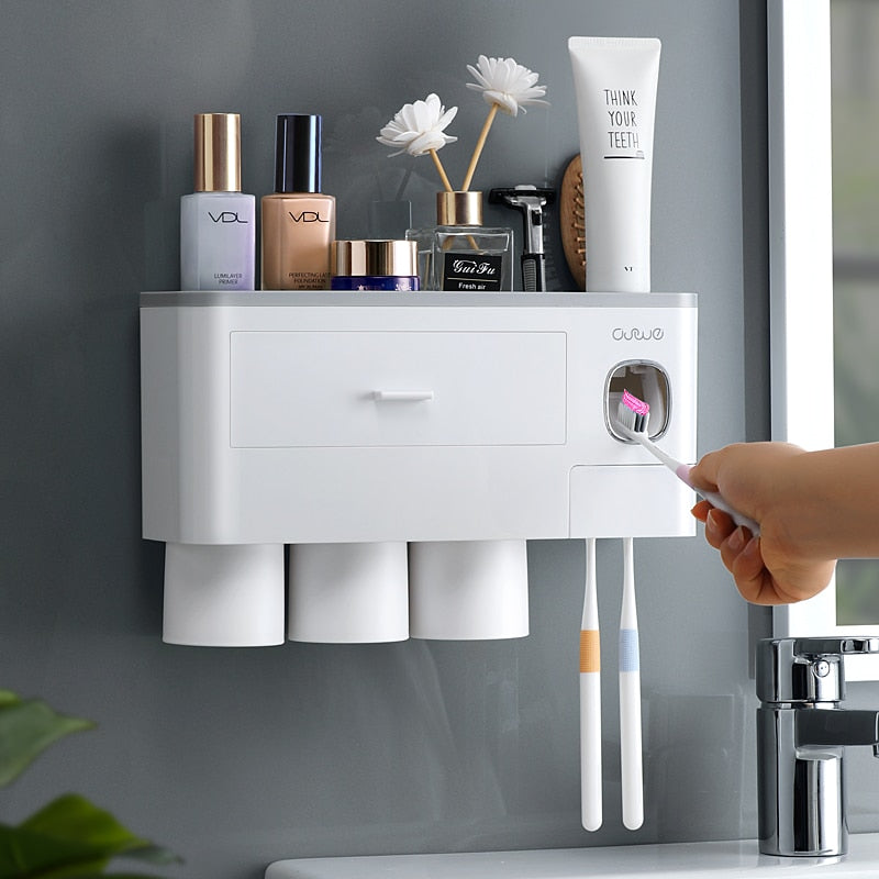 Automatic toothpaste dispenser