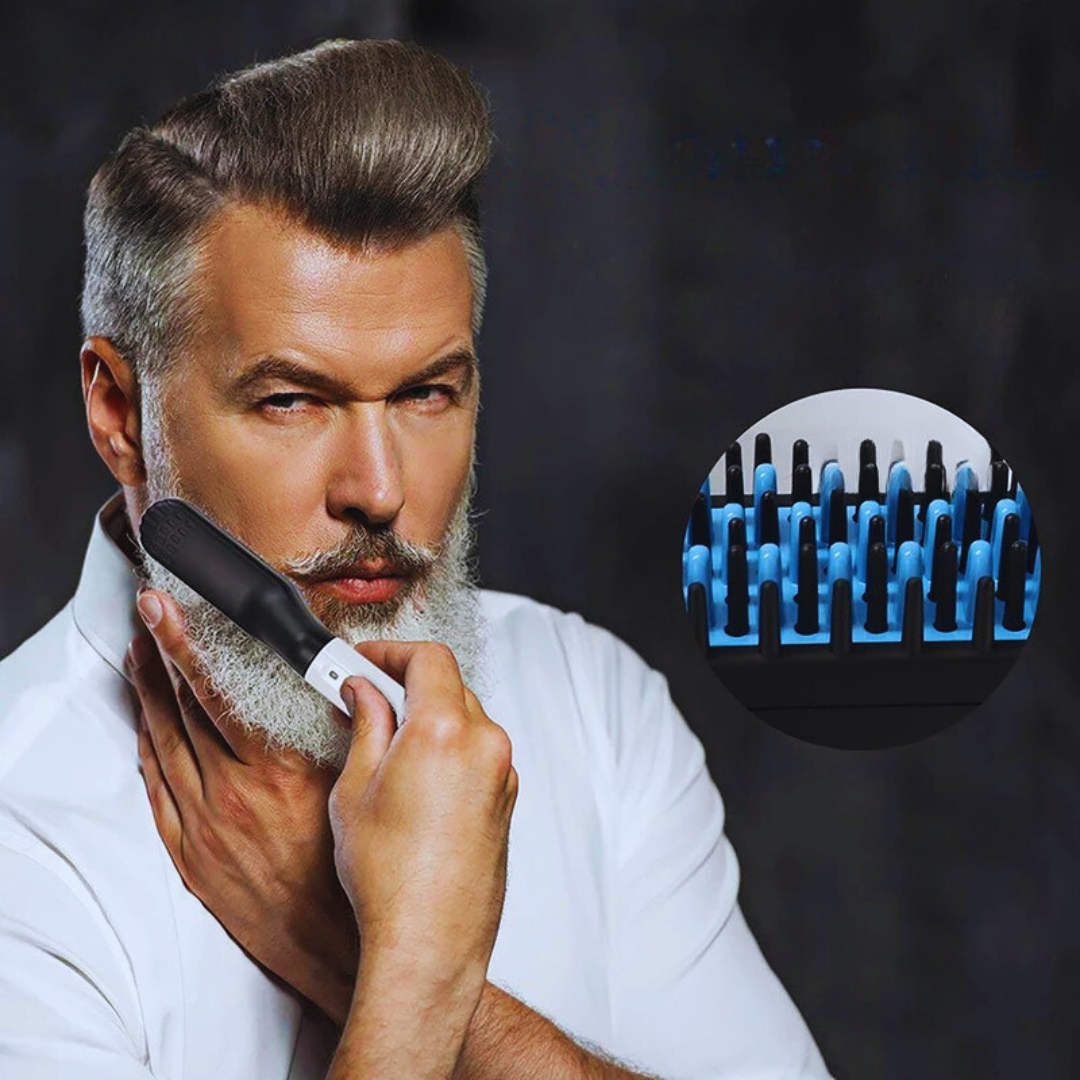 Beard hair brush for men