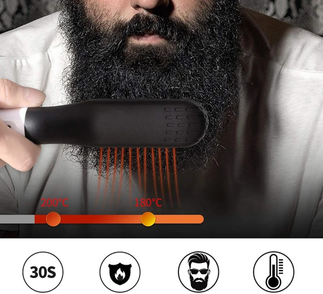 Beard hair brush for men