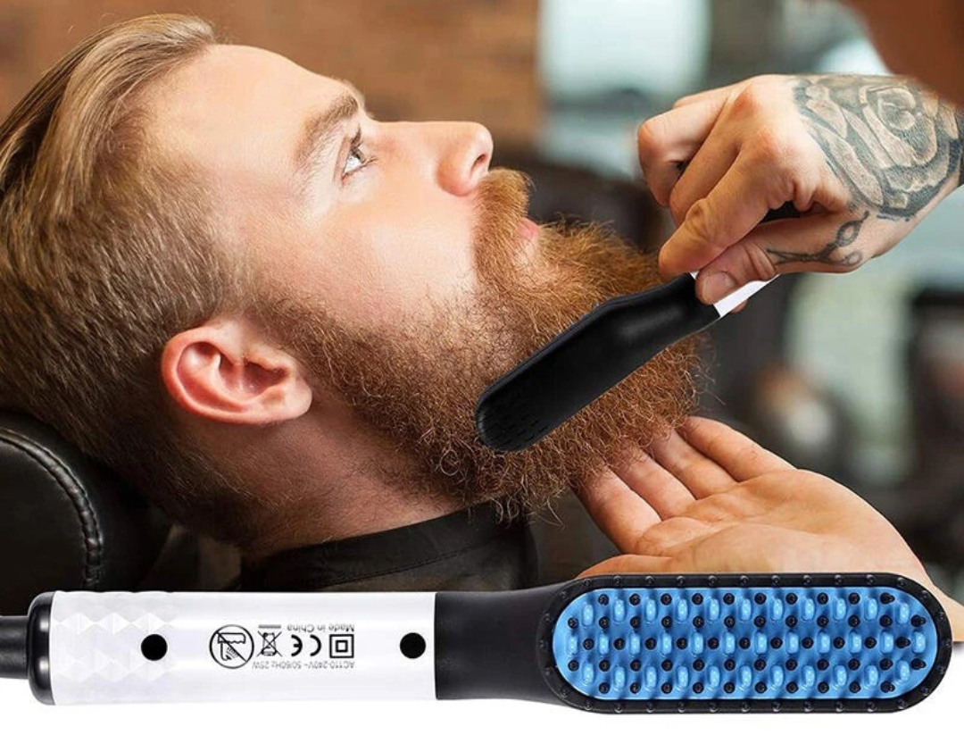Beard hair brush for men