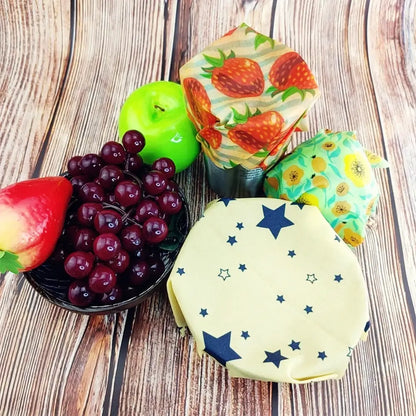 Beeswax Food Wrappers - Set of 3