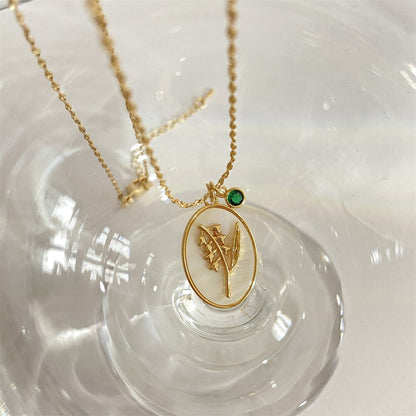 Birth Month Flower Necklace
