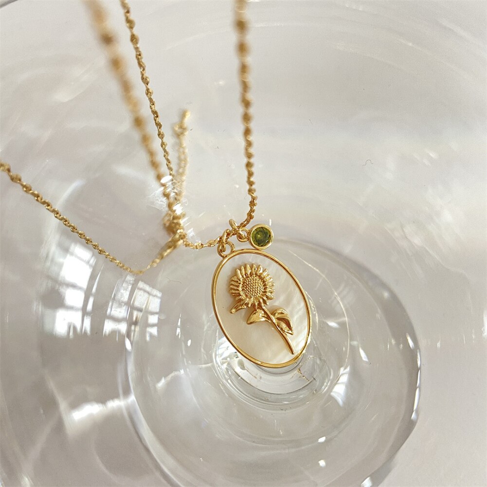 Birth Month Flower Necklace