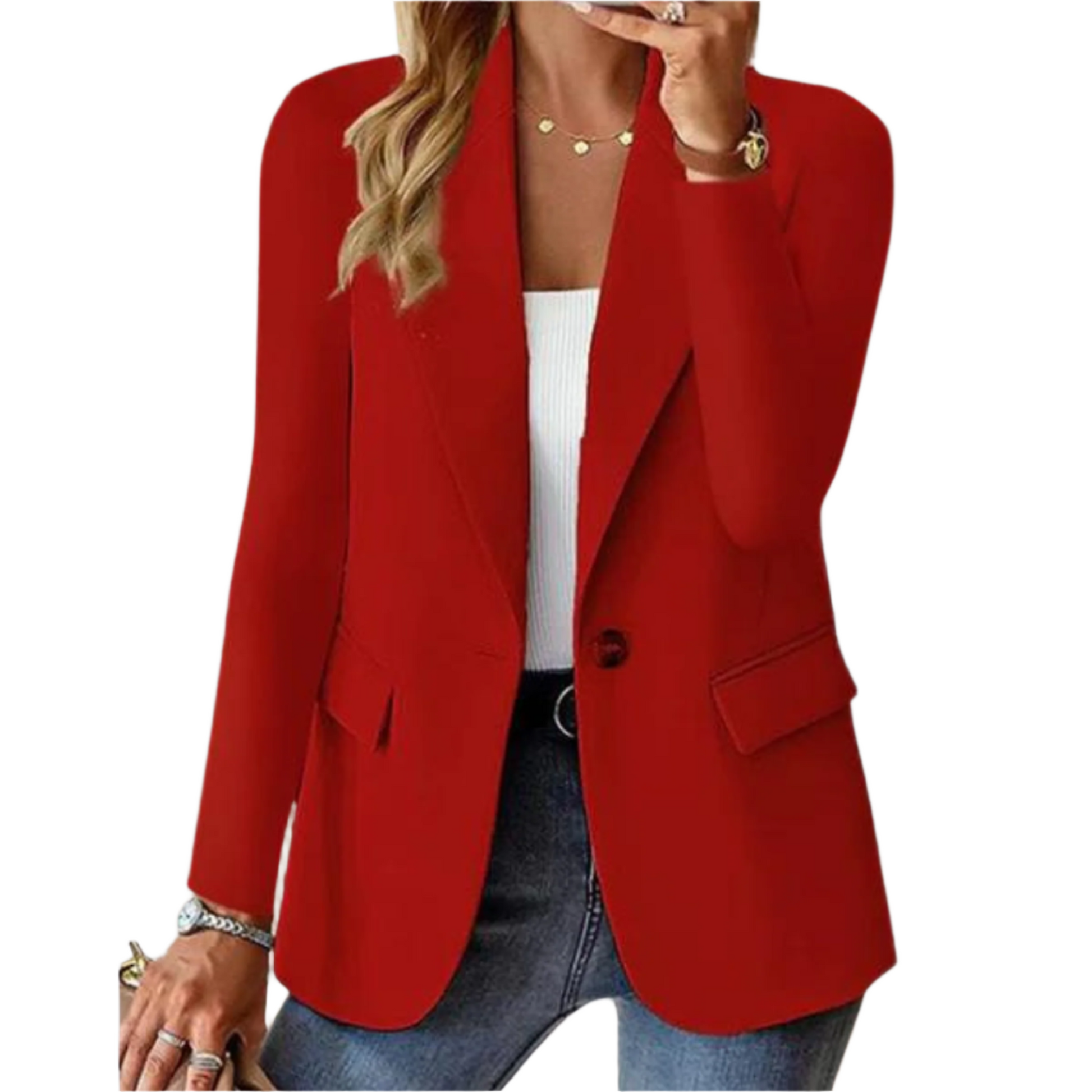 Black Blazer Ladies With Tailored Fit Soft Fabric