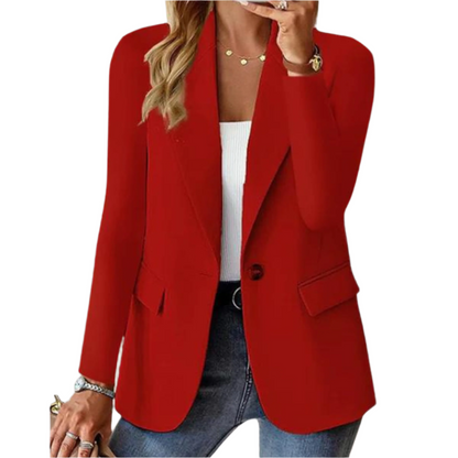 Black Blazer Ladies With Tailored Fit Soft Fabric