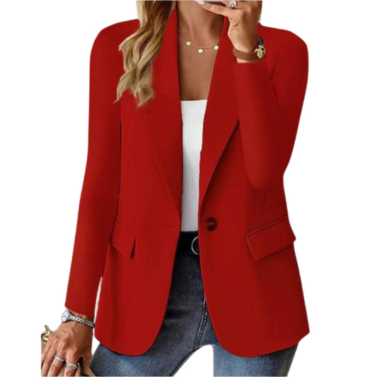 Black Blazer Ladies With Tailored Fit Soft Fabric