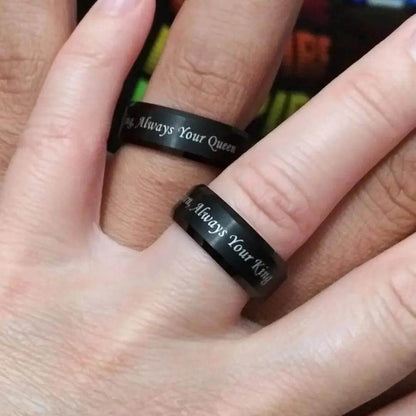 Black Promise Ring