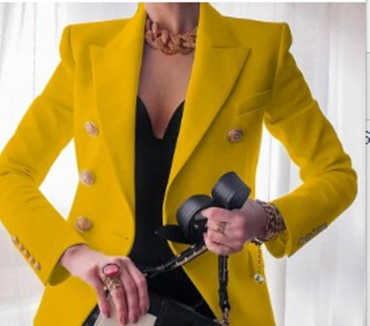 Blazer Ladies Waisted Luxury Fabric for Professional and Casual Occasions