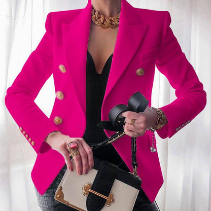 Blazer Ladies Waisted Luxury Fabric for Professional and Casual Occasions