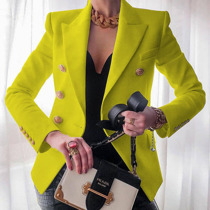 Blazer Ladies Waisted Luxury Fabric for Professional and Casual Occasions