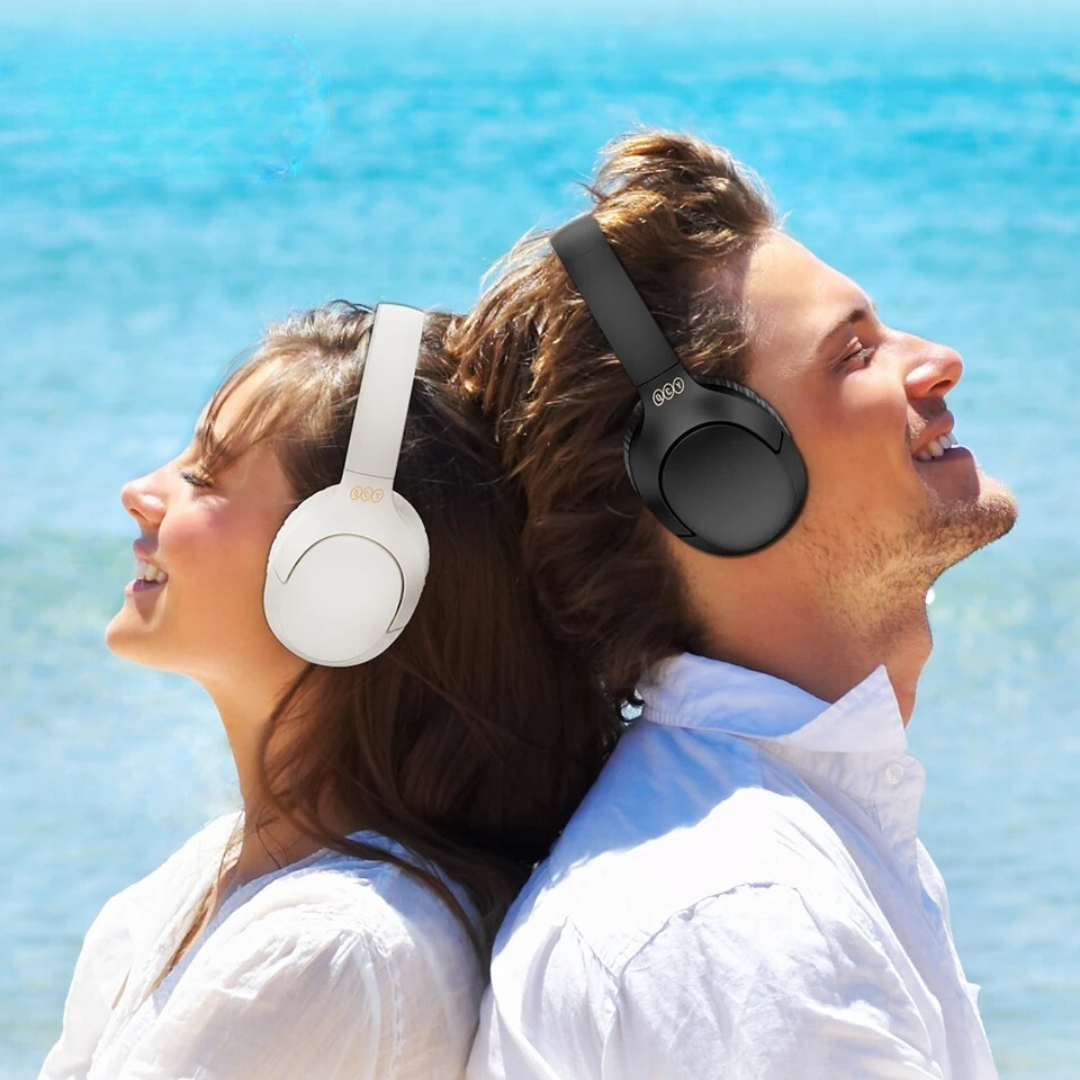 Bluetooth 5.3 wireless headphones with active noice cancellation