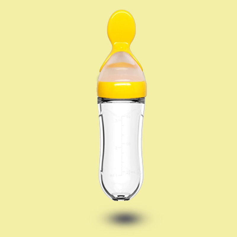 Bottle spoon for baby food
