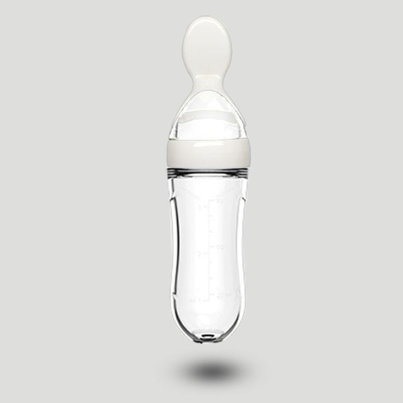 Bottle spoon for baby food