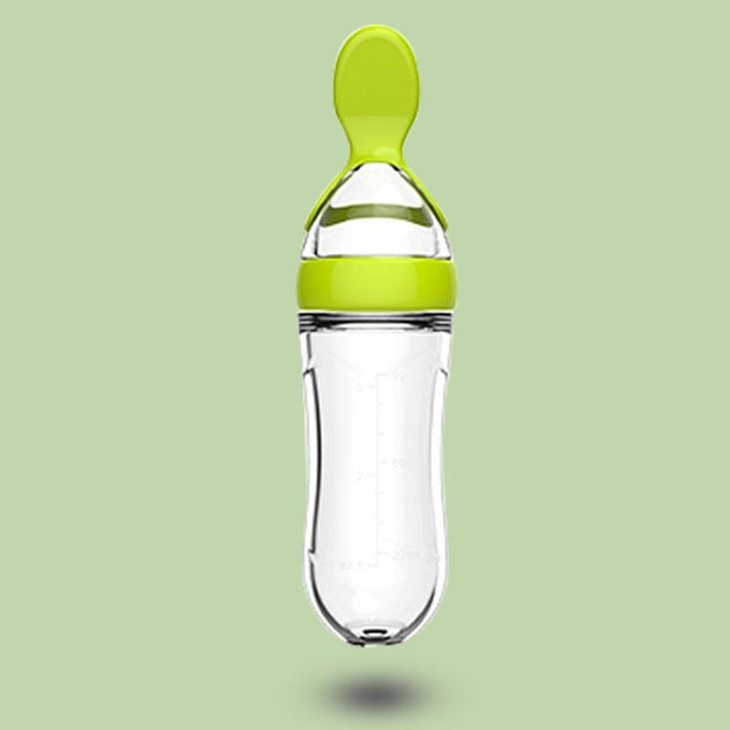 Bottle spoon for baby food