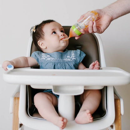 Bottle spoon for baby food