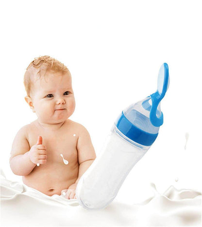 Bottle spoon for baby food