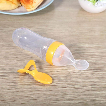 Bottle spoon for baby food