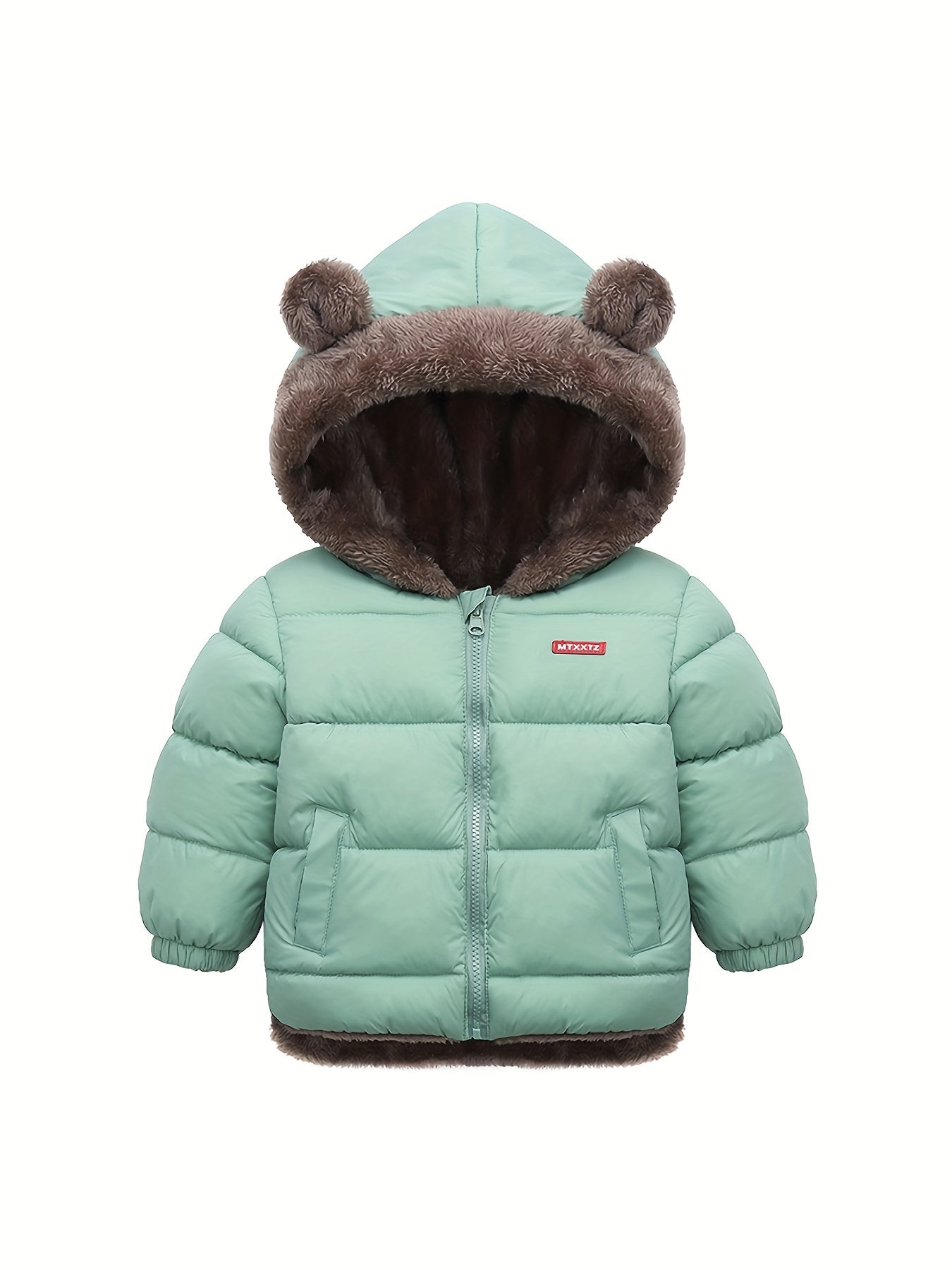 Boys' Jacket Winter Long With Stand-up Collar Zip Zipper Breathable Material