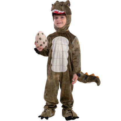 Boys' Dinosaur Cosplay Jumpsuit Tyrannosaurus Rex Style 6