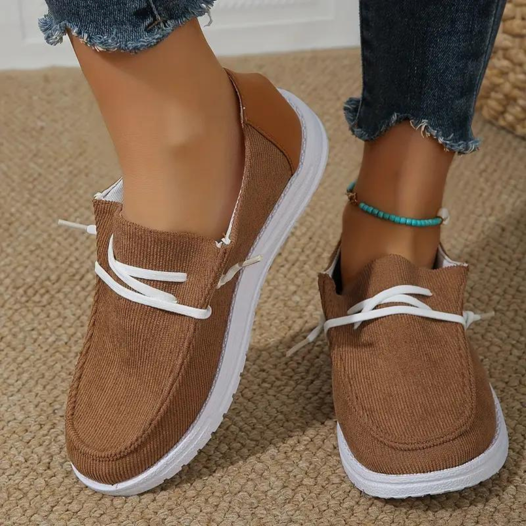 Breathable Corduroy Women's Shoes