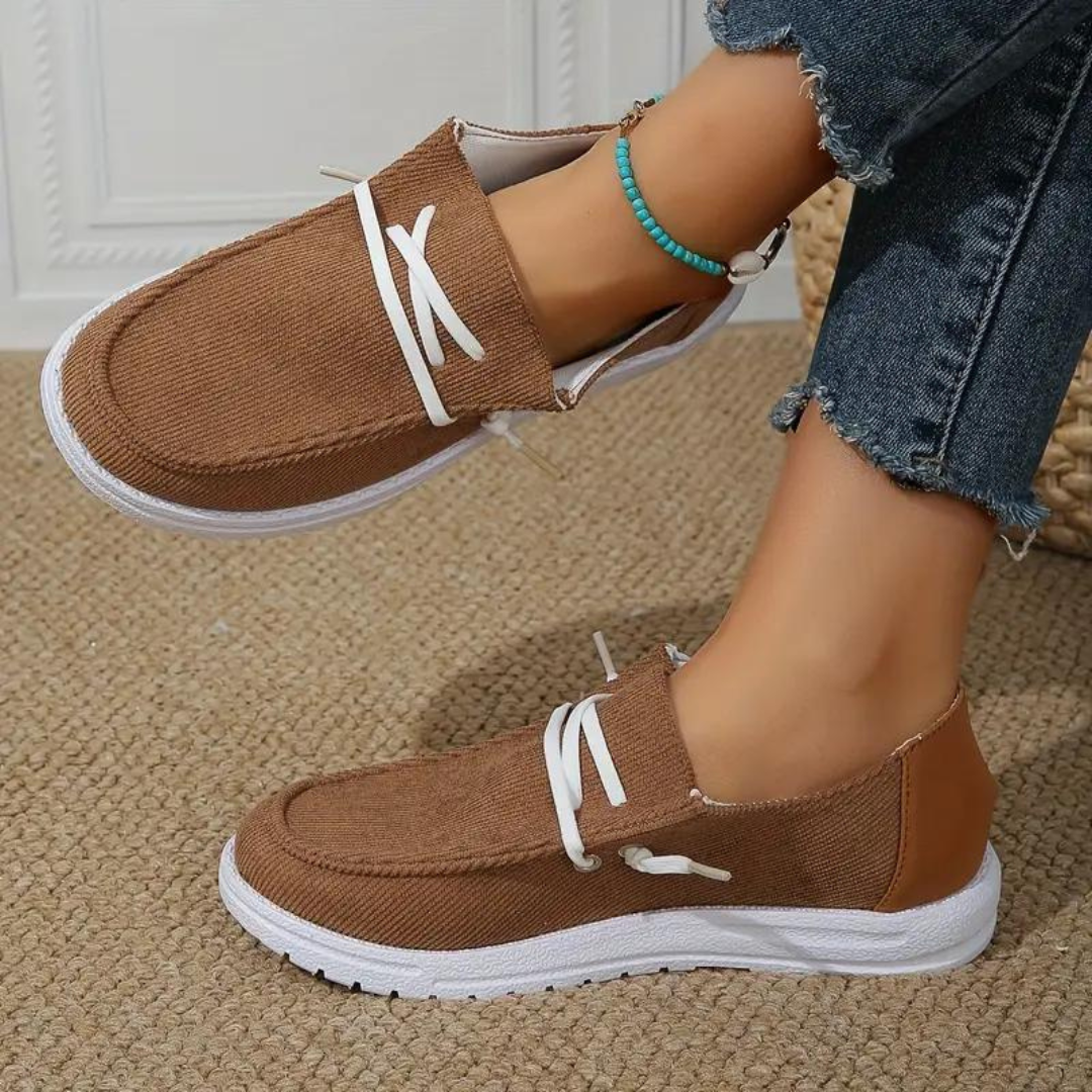 Breathable Corduroy Women's Shoes