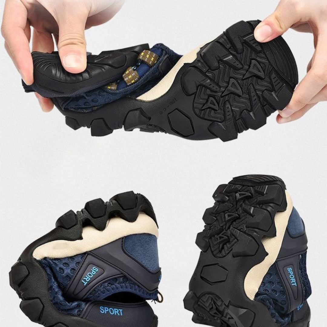 Breathable hiking boots for men